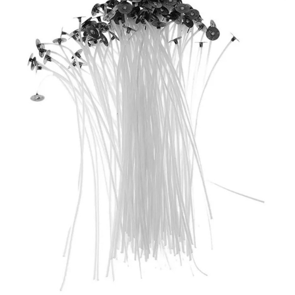50pcs Pre-tabbed 8” Candle Wicks